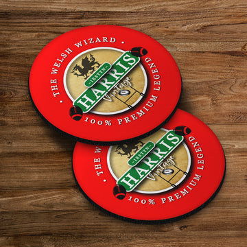 Wales Rugby League Harris - Coaster - Circle or Square