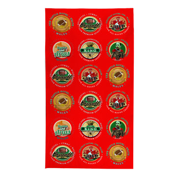 Wales Rugby Union - Legend Collection - Beach Towel