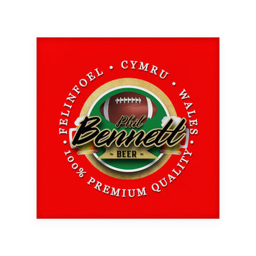 Wales Rugby Union Bennett - Coaster - Circle or Square