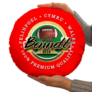 Wales Rugby Union Bennett  - Legend Collection - Circle Cushion 14