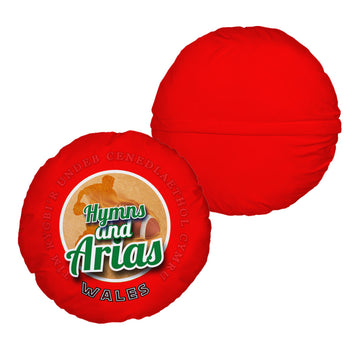 Wales Rugby Union Hymns  - Legend Collection - Circle Cushion 14