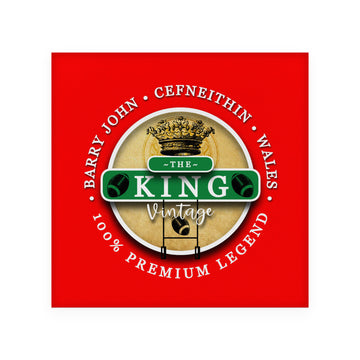 Wales Rugby Union King - Coaster - Circle or Square