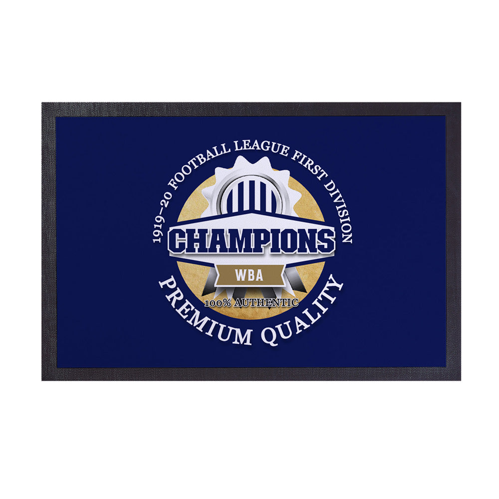 West Brom Champions  - Football Legends - Door Mat -60cm X 40cm