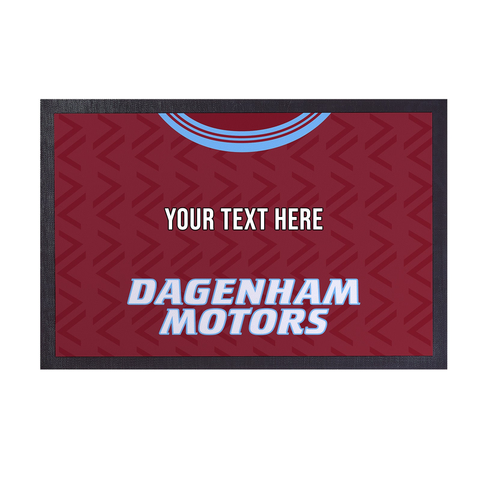 West Ham 1994 Home Shirt - Personalised Retro Door Mat - 60cm x 40cm