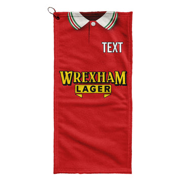 Wrexham 1997 Home Shirt - Retro Lightweight, Microfibre Golf Towel