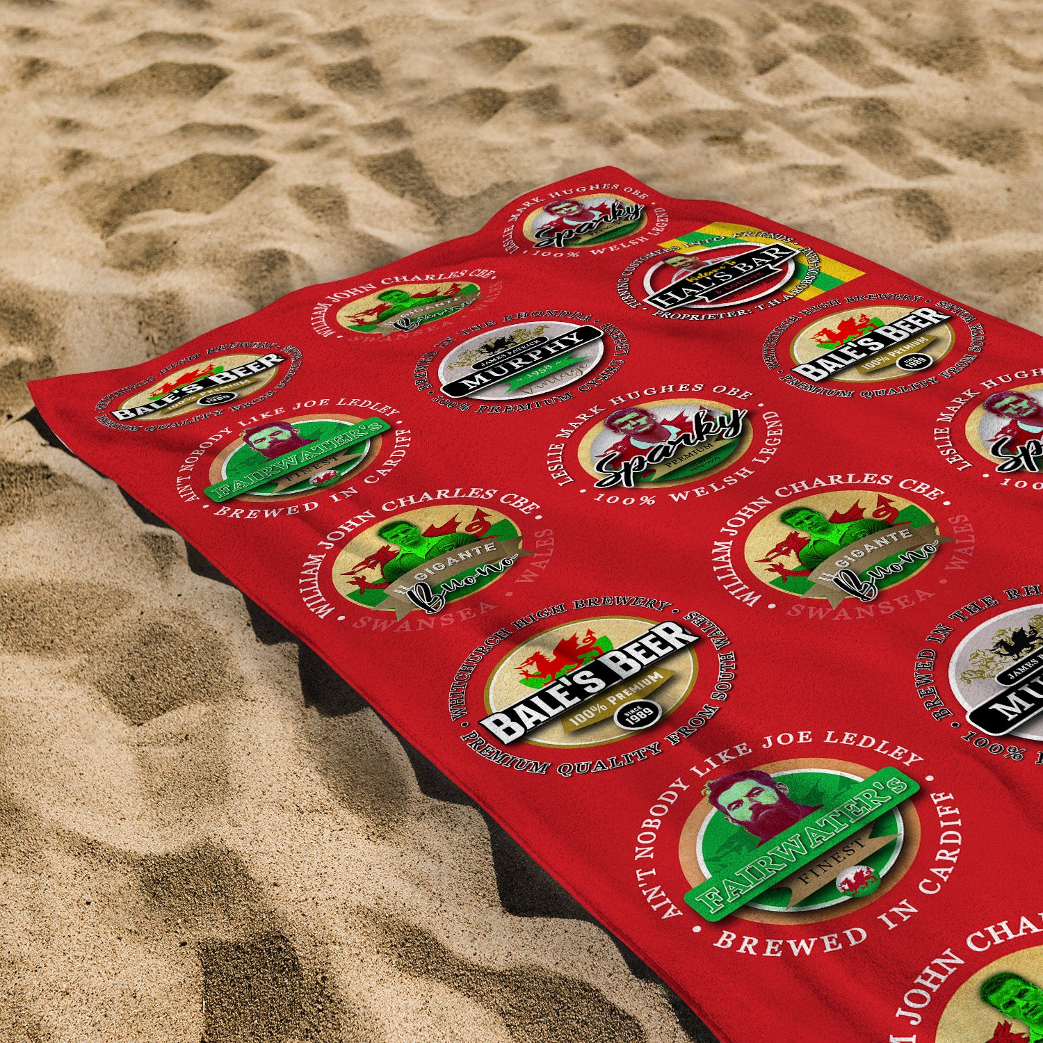 Wales - Legend Collection - Beach Towel