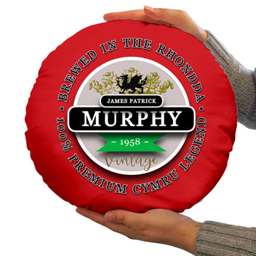 Wales Murphy  - Legend Collection - Circle Cushion 14