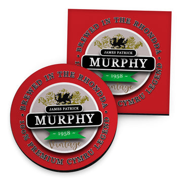 Wales Murphy - Coaster - Circle or Square