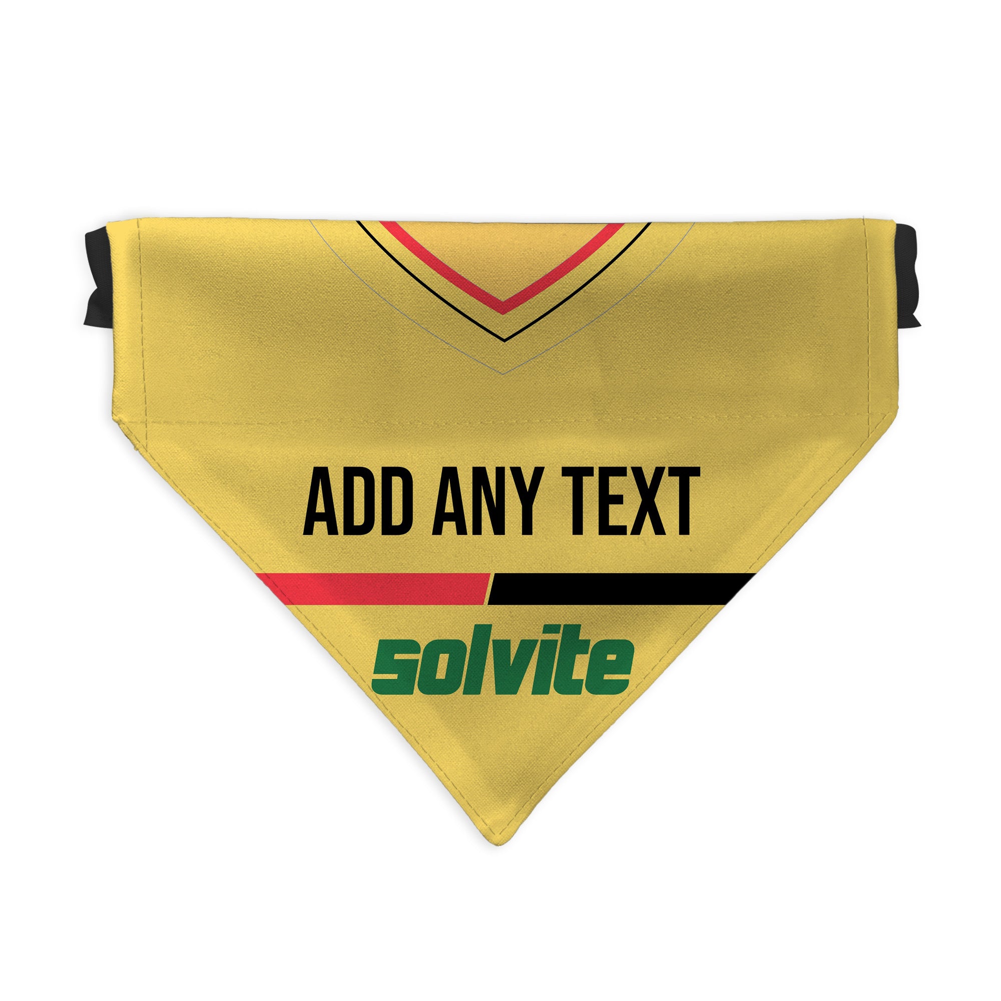 Watford 1986 Home Retro Shirt - Personalised Pet Bandana - 4 Sizes