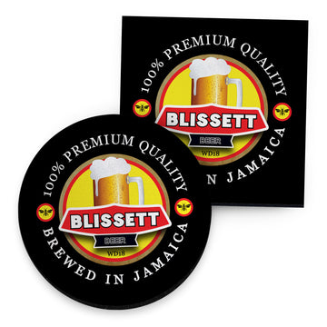 The Hornets Blissett - Football Coaster - Square Or Circle