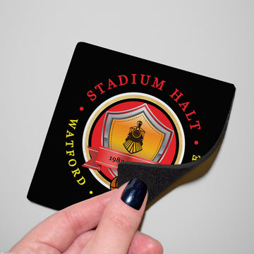 The Hornets Stadium Halt - Football Coaster - Square Or Circle