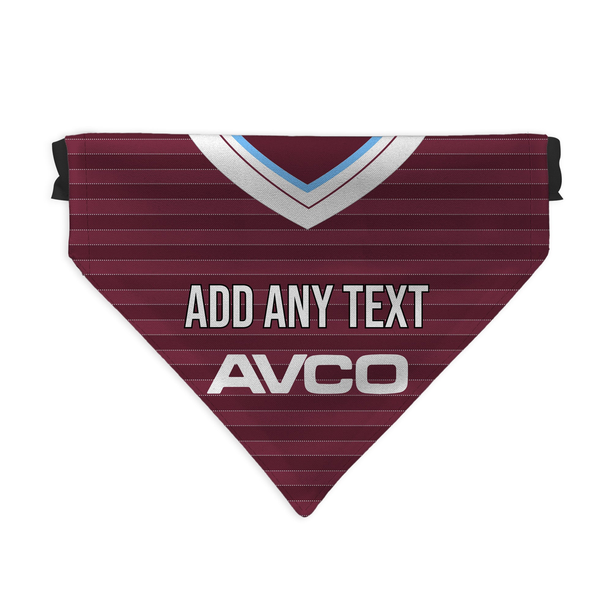 West Ham 1986 Home Shirt - Personalised Pet Bandana - 4 Sizes