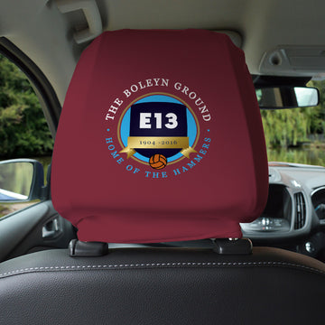 Bubbles United Boleyn Ground - Football Legends - Headrest Cover