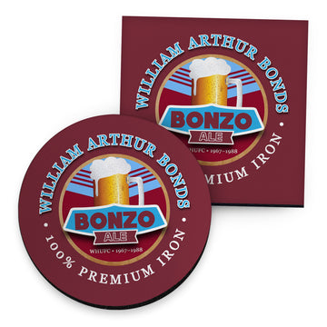 Bubbles United Bonds - Football Coaster - Square Or Circle