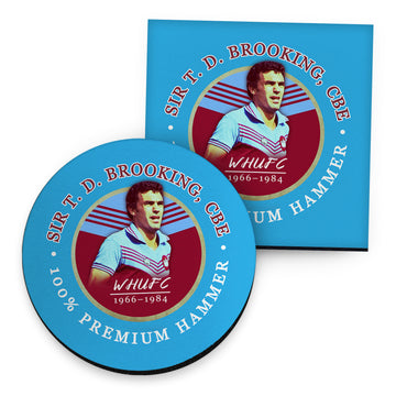 Bubbles United Brooking - Football Coaster - Square Or Circle