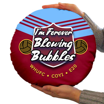 West Ham Bubbles - Football Legends - Circle Cushion 14