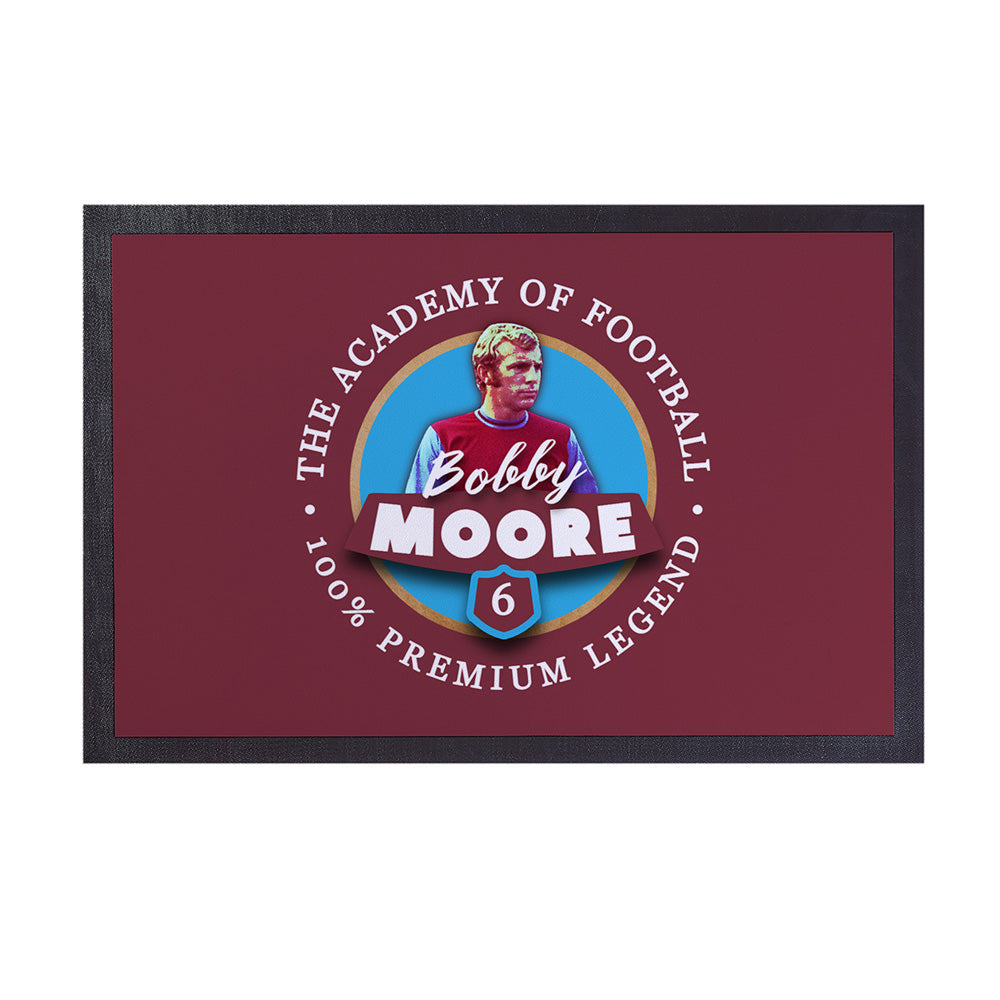 Bubbles United Moore  - Football Legends - Door Mat -60cm X 40cm