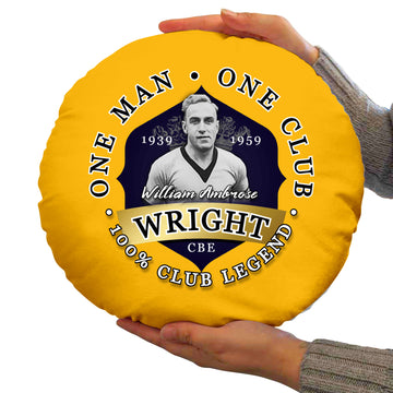 Wolverhampton Billy Wright - Football Legends - Circle Cushion 14