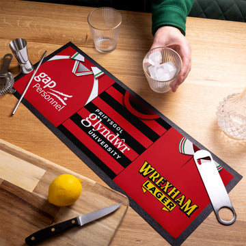 Wrexham Retro Football Shirts - Personalised Bar Runner