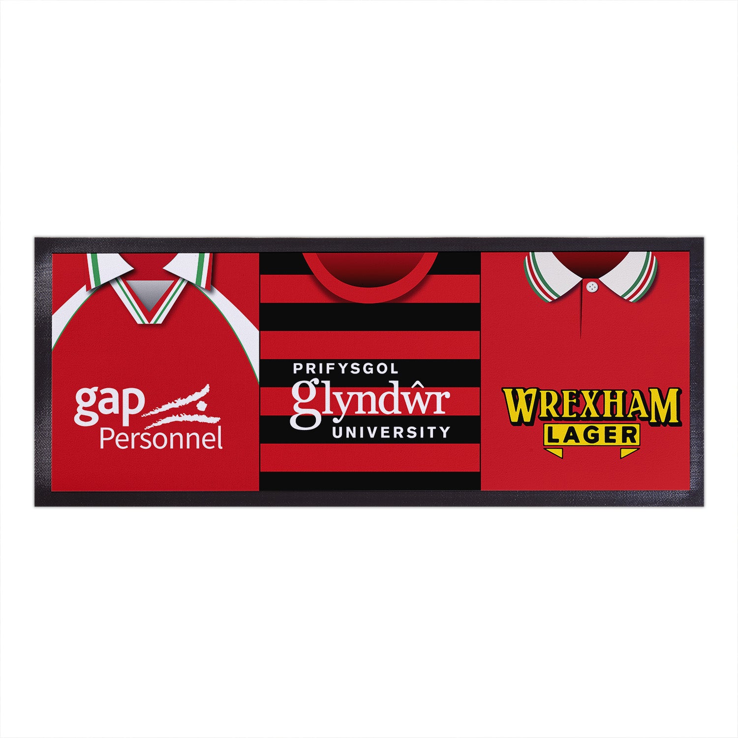 Wrexham Retro Football Shirts - Personalised Bar Runner