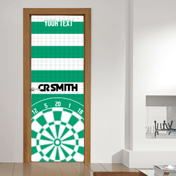 Celtic Retro - 1988 Home - Personalised Darts Wall Banner - Two Sizes