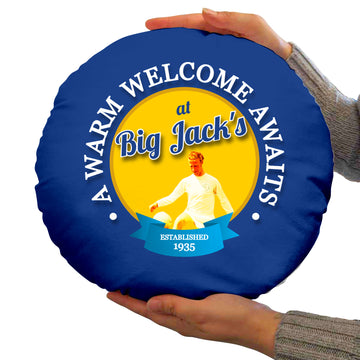 Leeds Big Jack- Football Legends - Circle Cushion 14