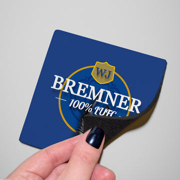 Leeds WJ Bremner- Football Coaster - Square Or Circle