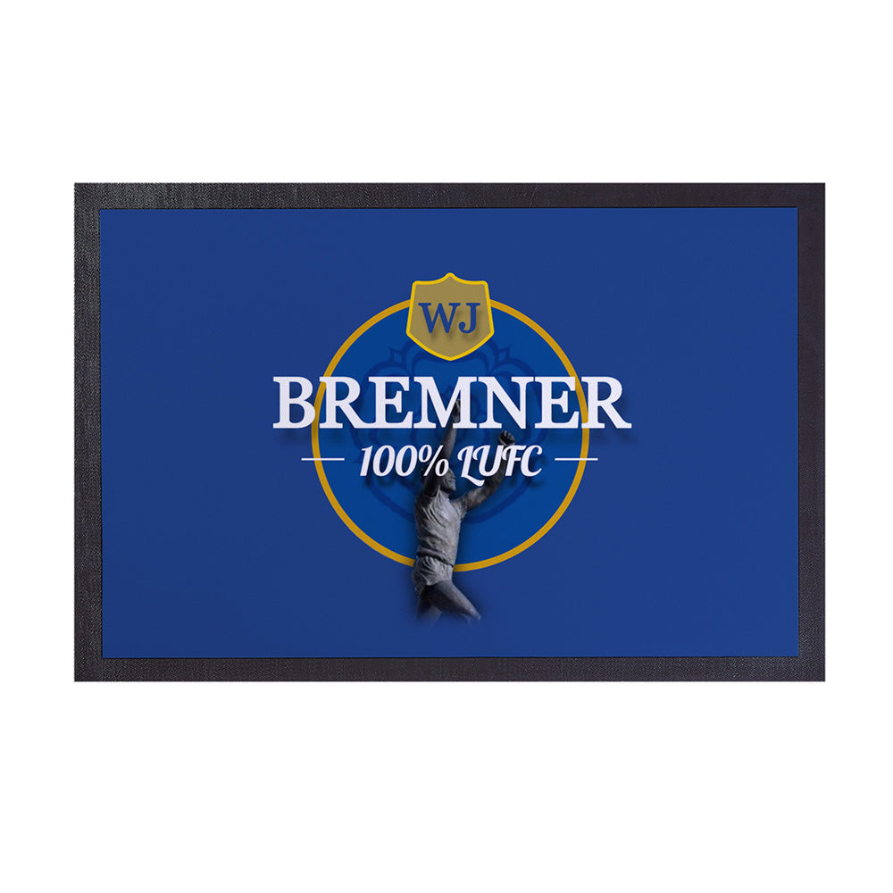 Leeds WJ Bremner - Football Legends - Door Mat -60cm X 40cm