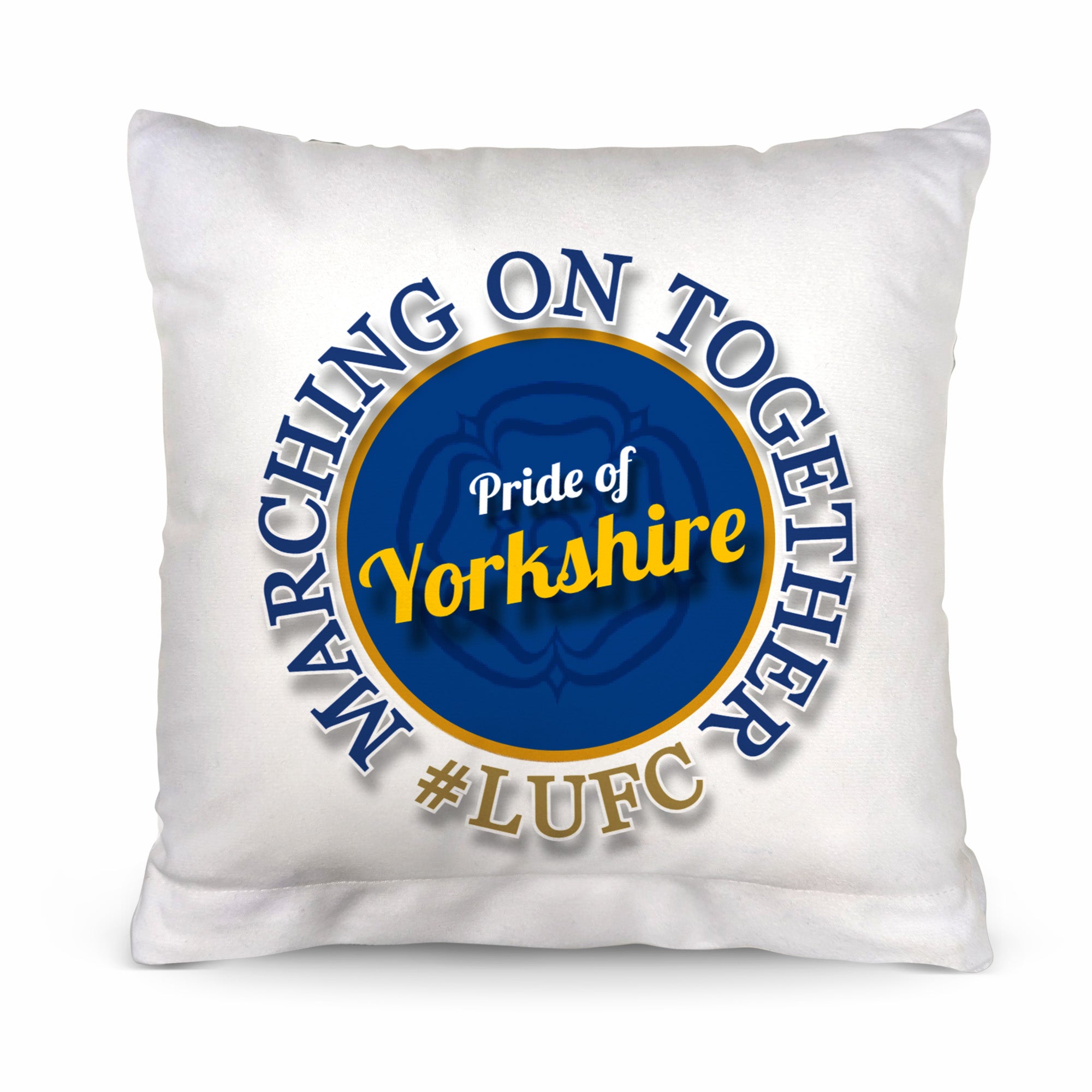 leeds marching on together - Cushion - 10"