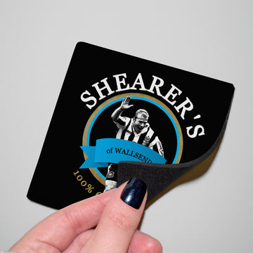 Newcastle Alan Shearer - Football Coaster - Square Or Circle