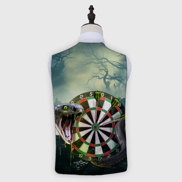 Darts Snakebite - Novelty Costume Fancy Dress Waistcoat ( 4 sizes available )