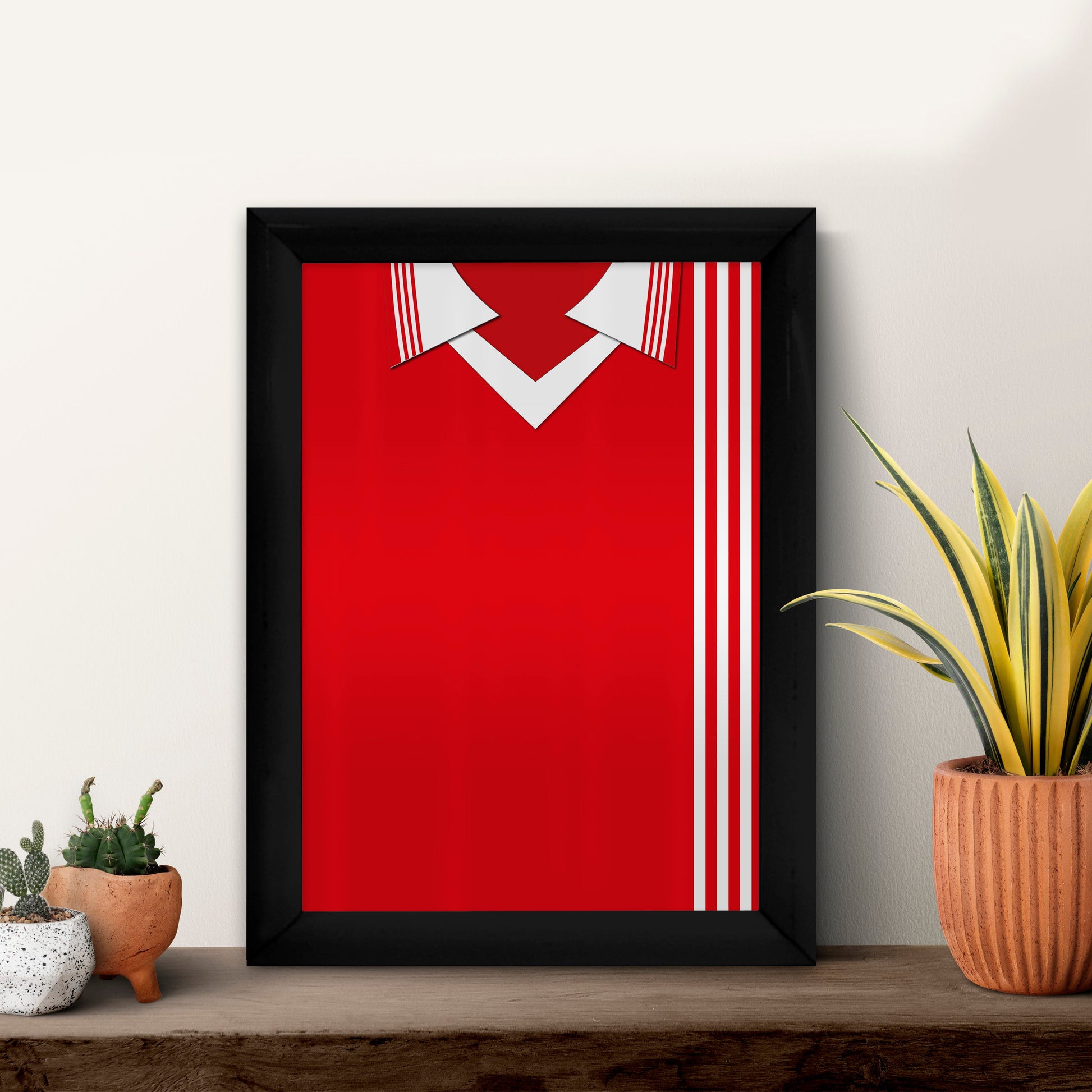 Aberdeen Home 1976 Shirt - A4 Personalised Metal Sign Plaque