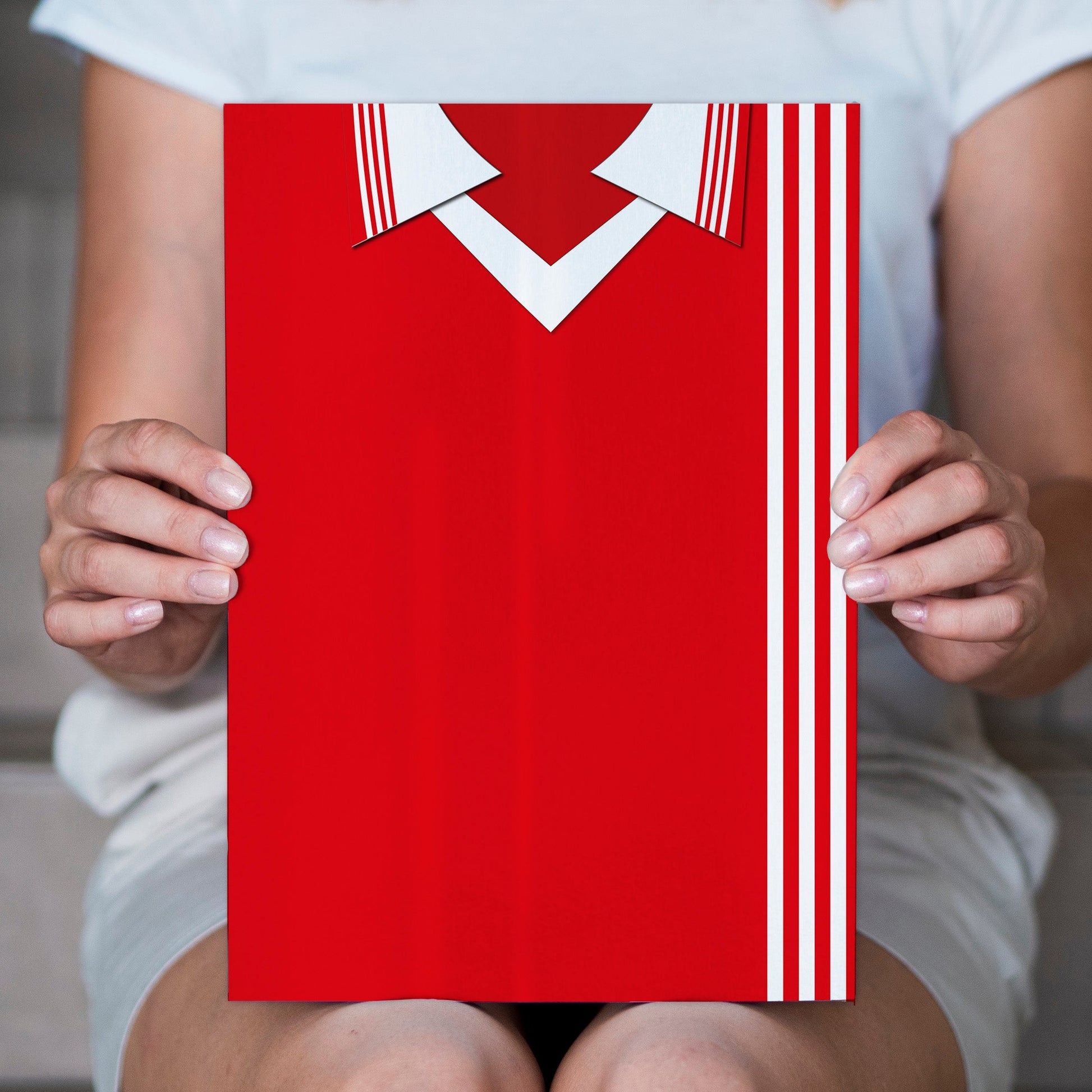 Aberdeen Home 1976 Shirt - A4 Personalised Metal Sign Plaque