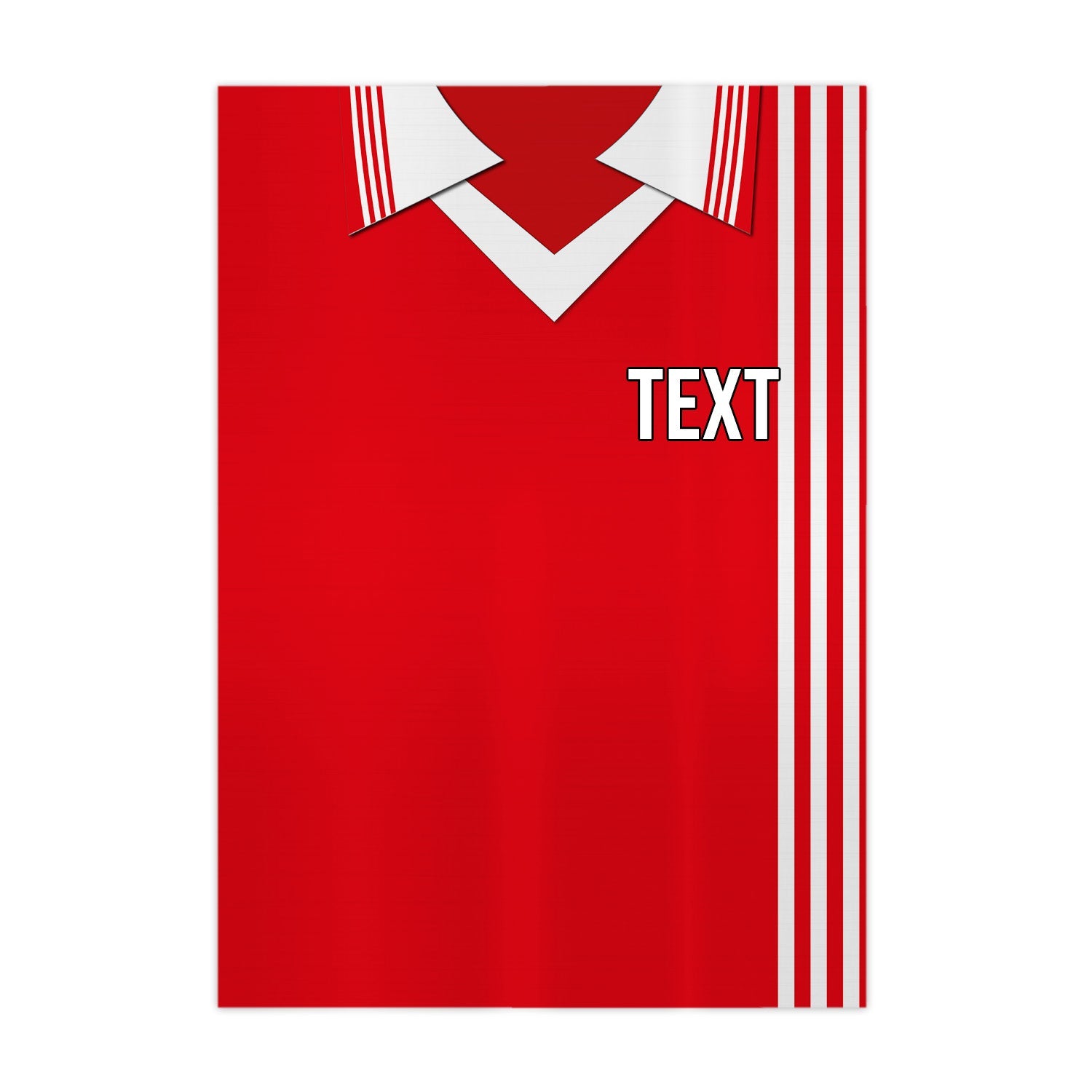 Aberdeen Home 1976 Shirt - A4 Personalised Metal Sign Plaque