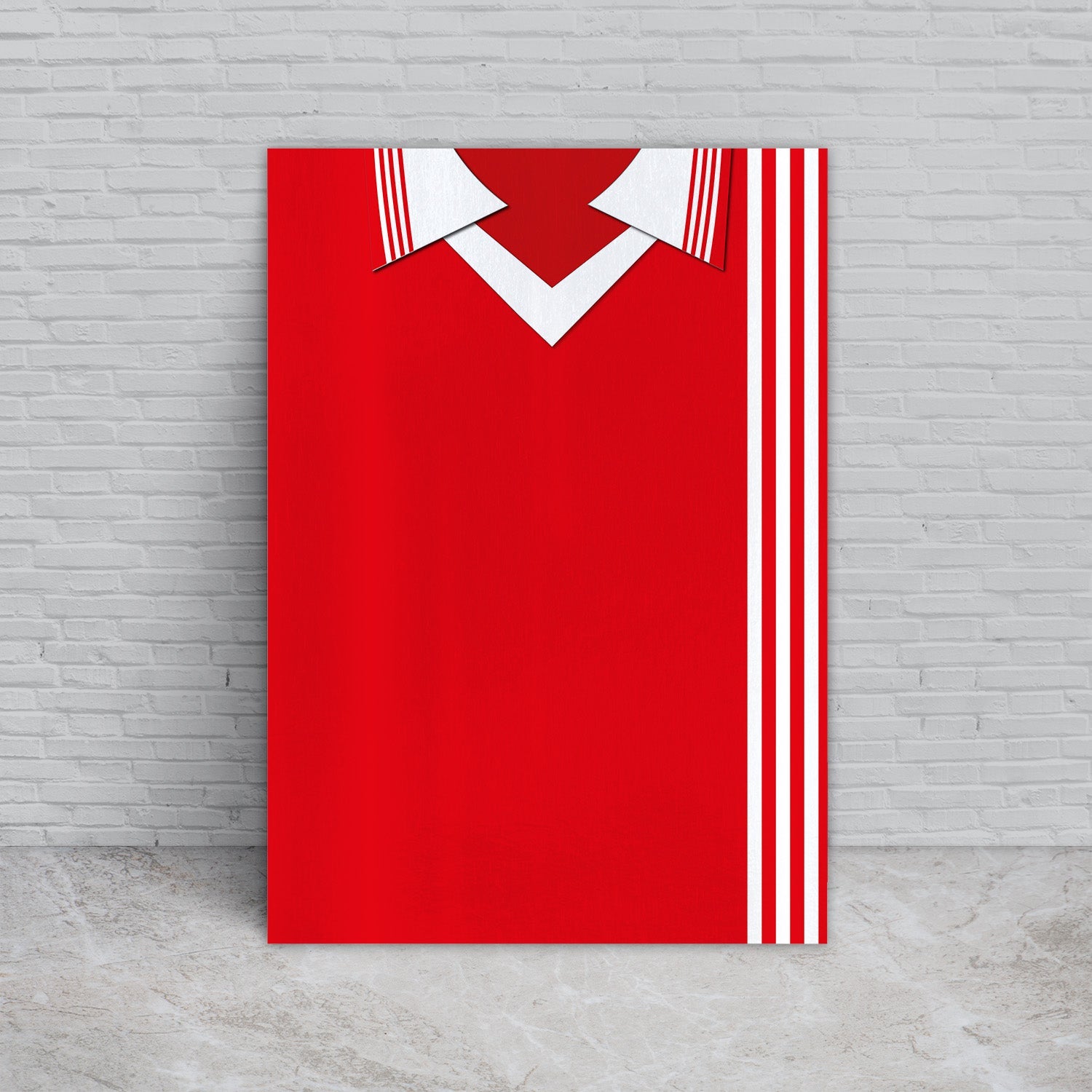 Aberdeen Home 1976 Shirt - A4 Personalised Metal Sign Plaque