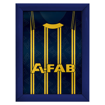 Aberdeen Away 1993 Shirt - A4 Personalised Metal Sign Plaque - Frame Options Available