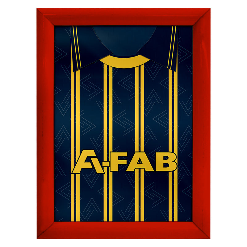 Aberdeen Away 1993 Shirt - A4 Personalised Metal Sign Plaque