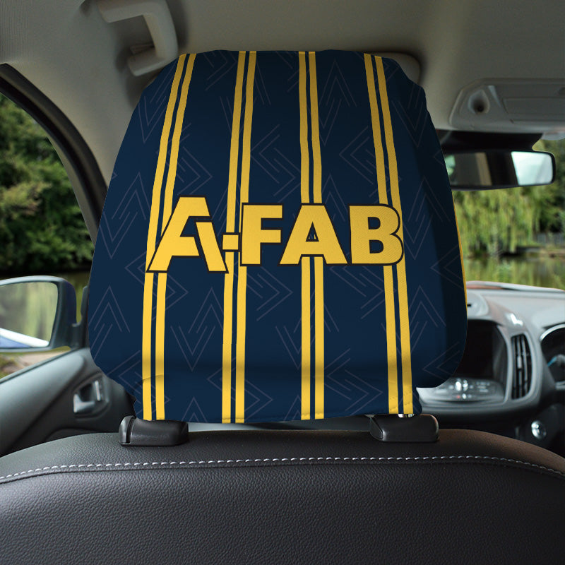 Aberdeen 1993 Home - Retro Football Shirt - Pack of 2 - Car Seat Headrest Covers