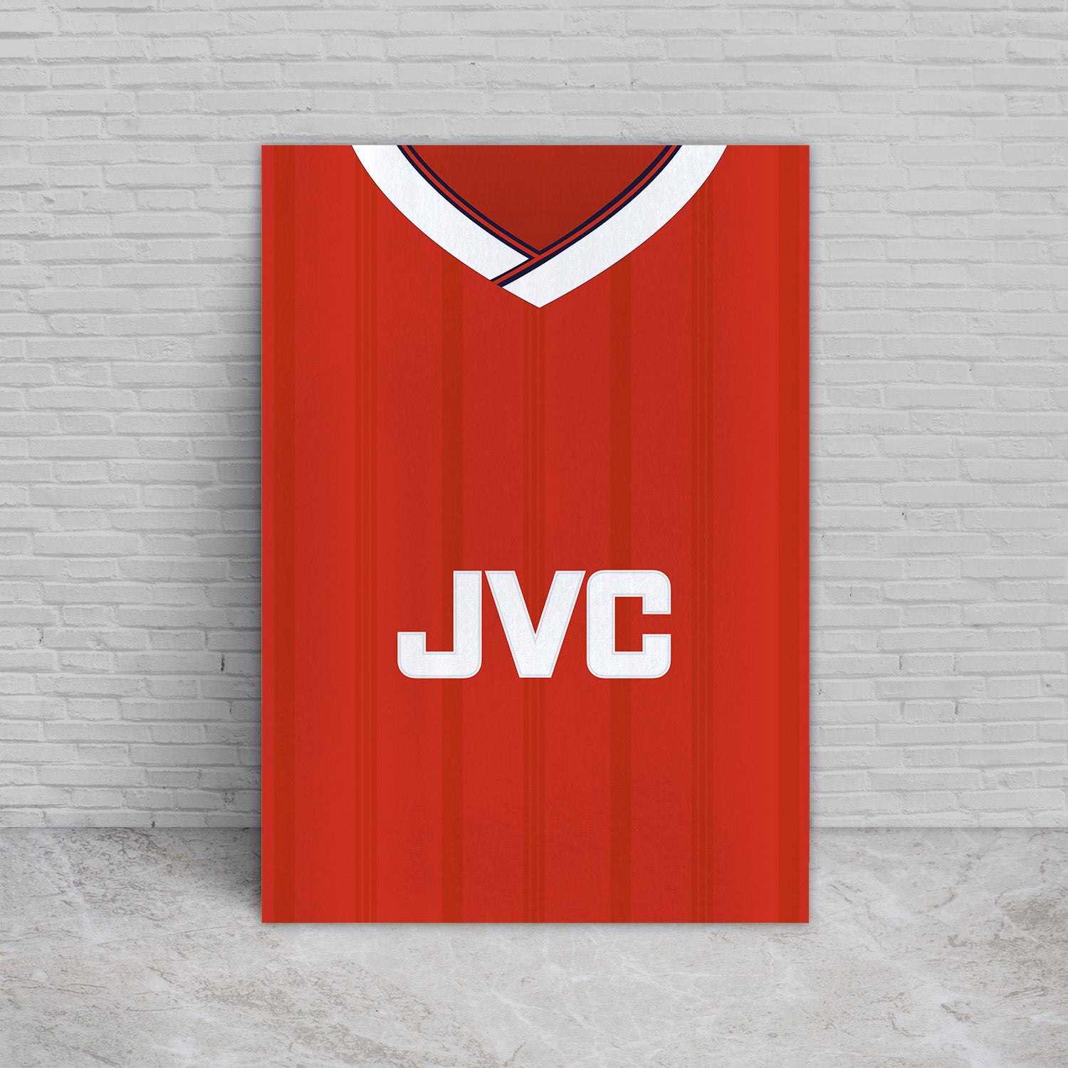 Personalised Arsenal 1988 Home Shirt - A4 Metal Sign Plaque