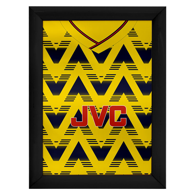 Personalised Arsenal 1992 Away Shirt - A4 Metal Sign Plaque