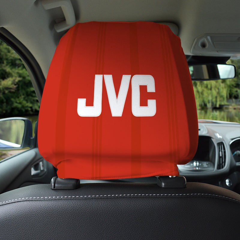 Arsenal 1998 Home - Retro Football Shirt - Pack of 2 - Car Seat Headrest Covers