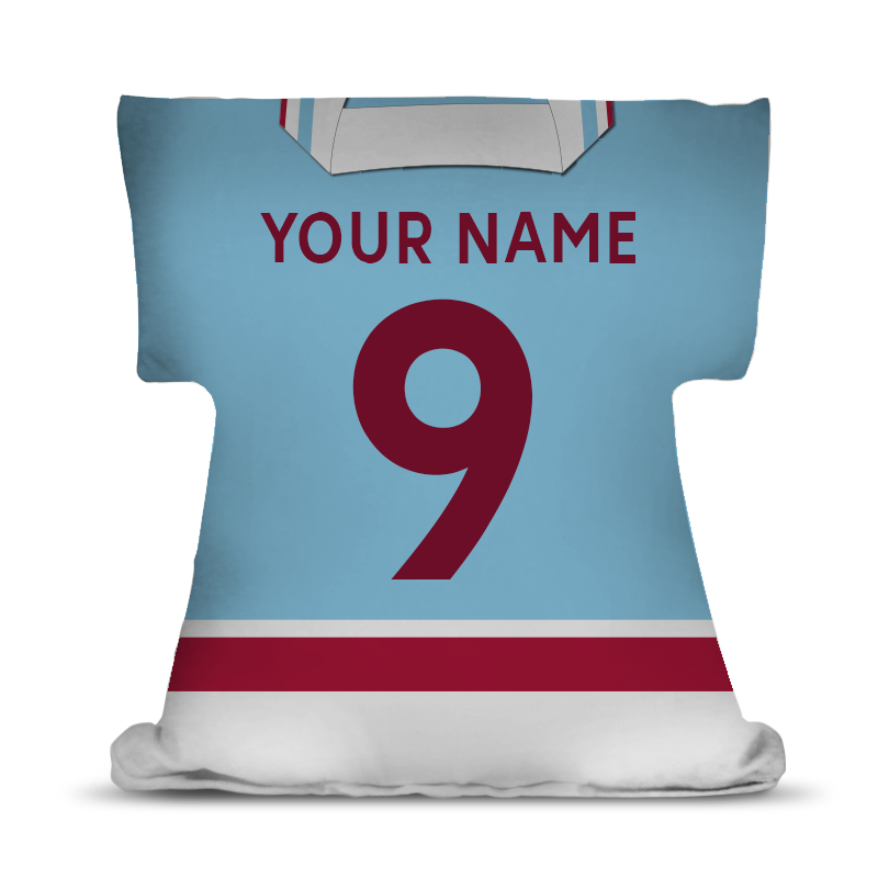 Retro Shirt Cushion By British Made Gifts - Aston Villa