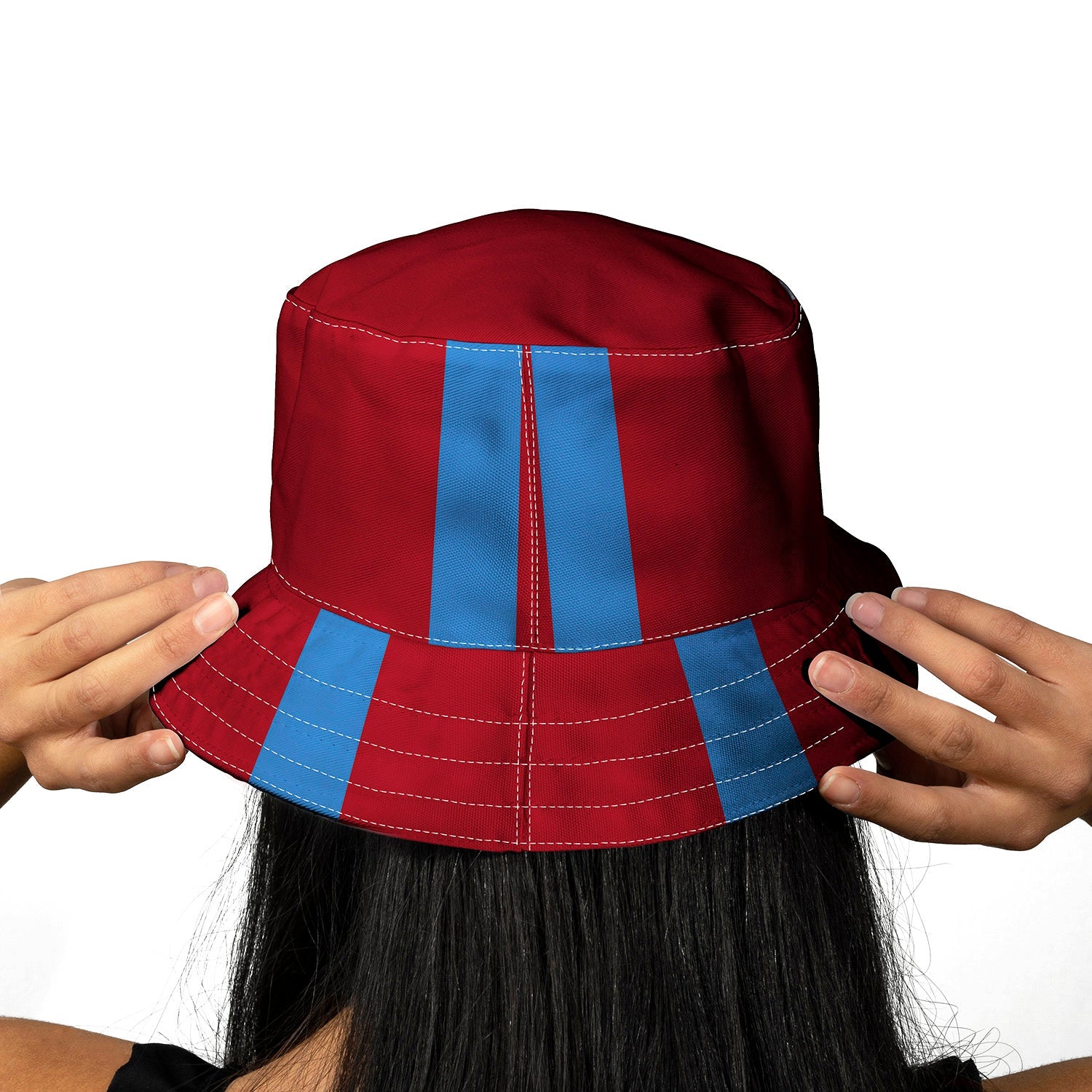 Aston Villa 1993 Home Bucket Hat - Back View