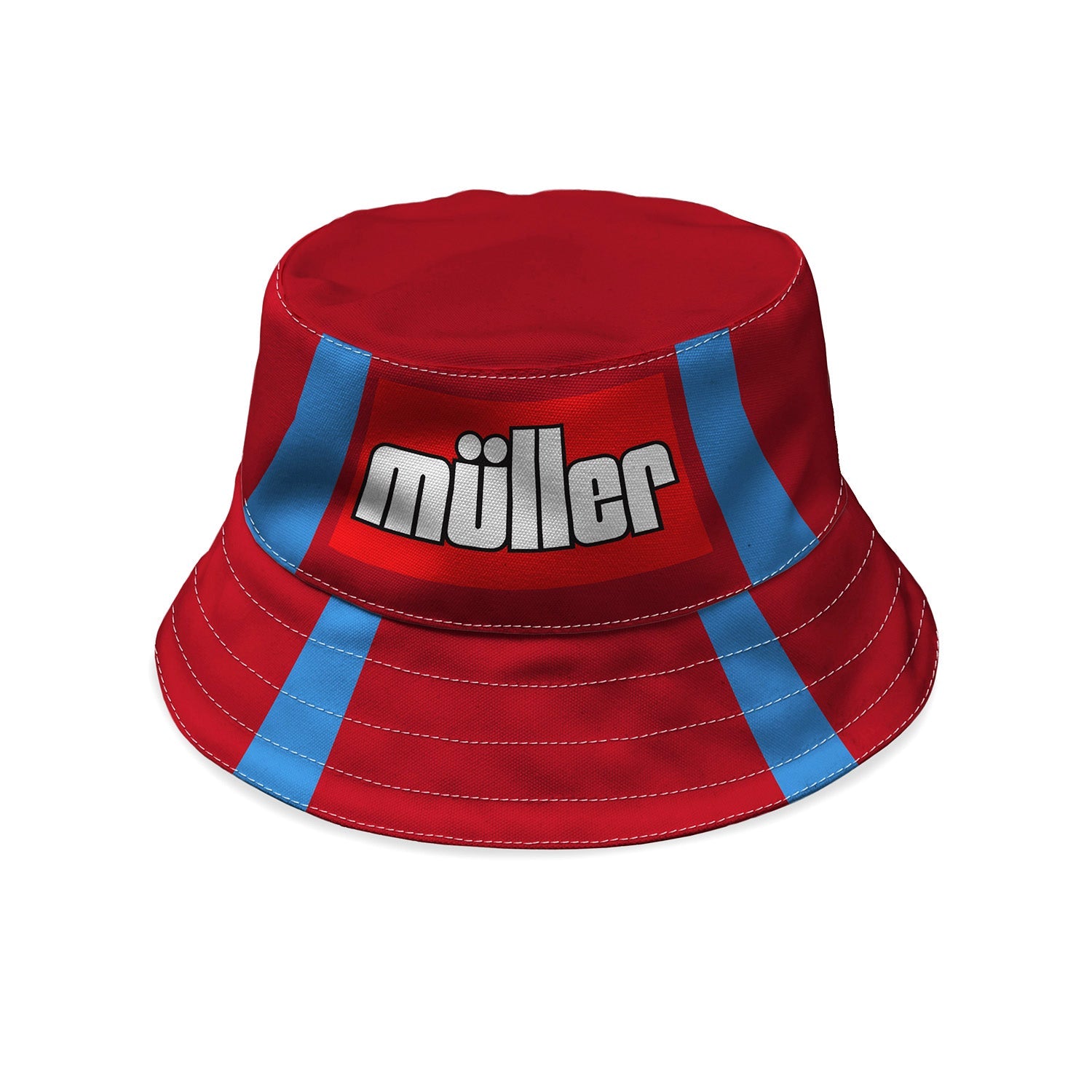 Aston Villa 1993 Home Bucket Hat - Front View