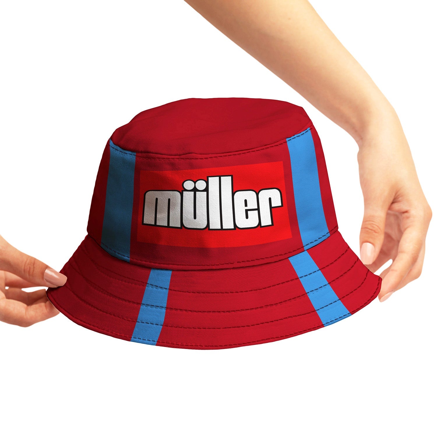 Aston Villa 1993 Home Bucket Hat holding