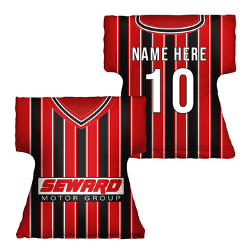 Bournemouth - 2001 Home Shirt - Personalised Retro Shirt Cushion