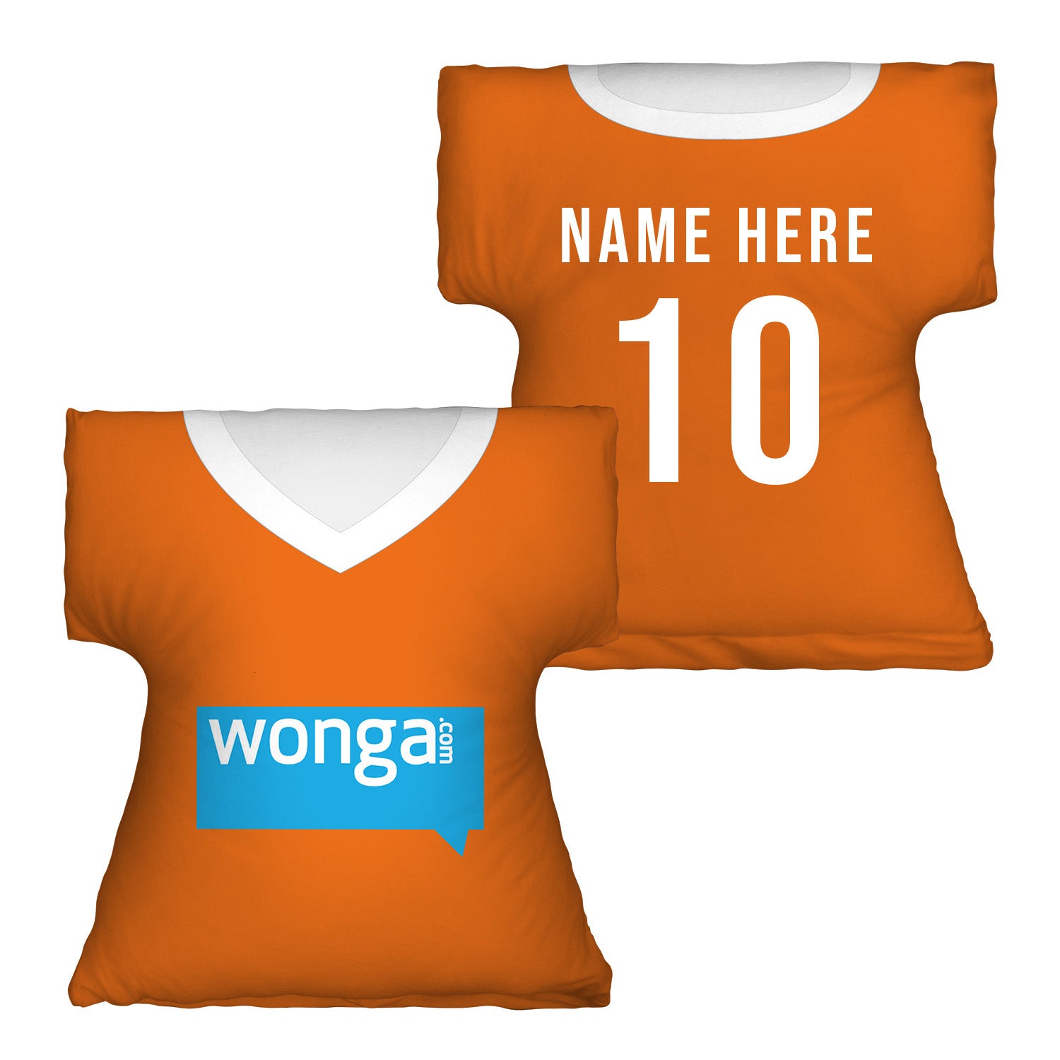 Blackpool - 2010 Home Shirt - Personalised Retro Shirt Cushion