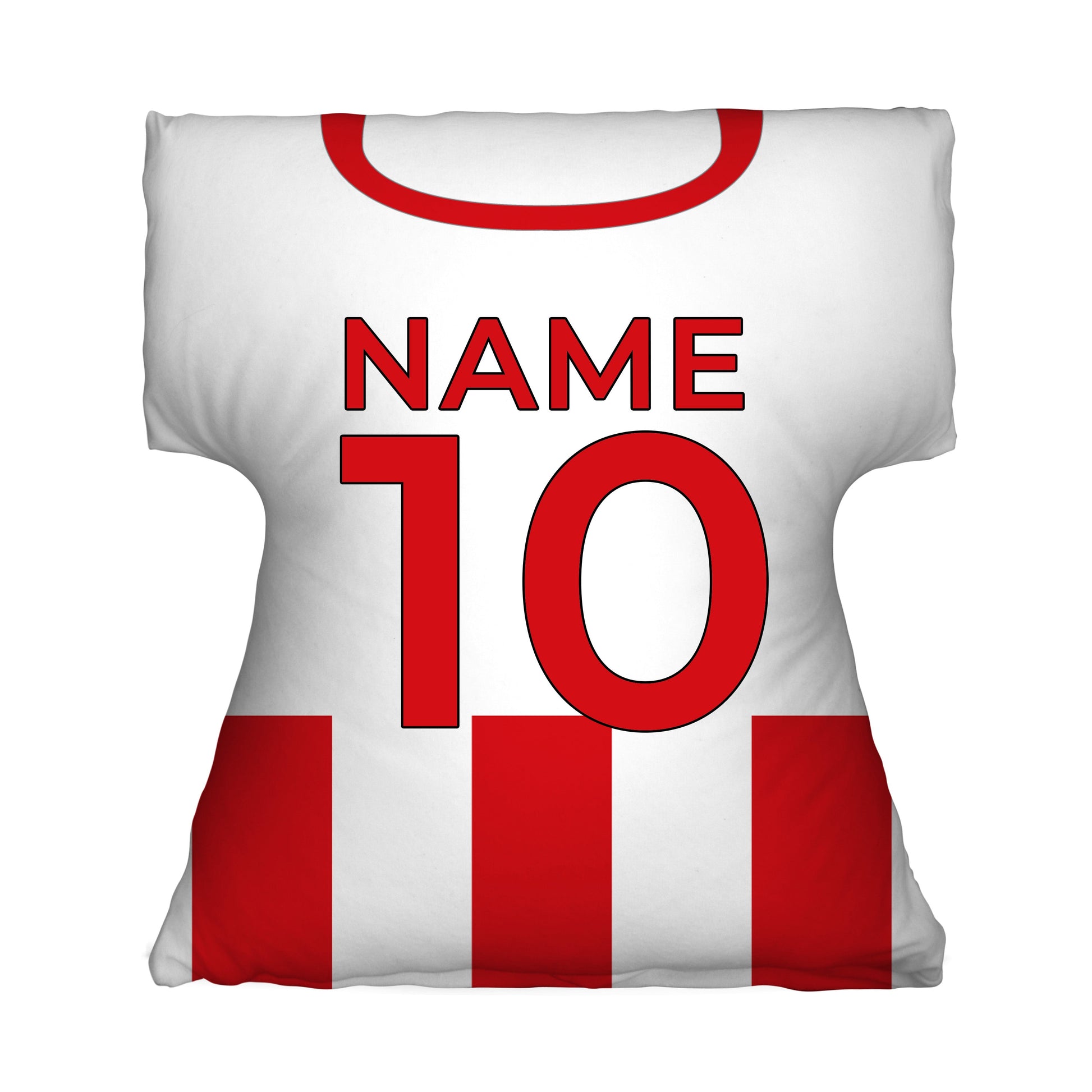 Brentford - 1983 Home Shirt - Personalised Retro Shirt Cushion