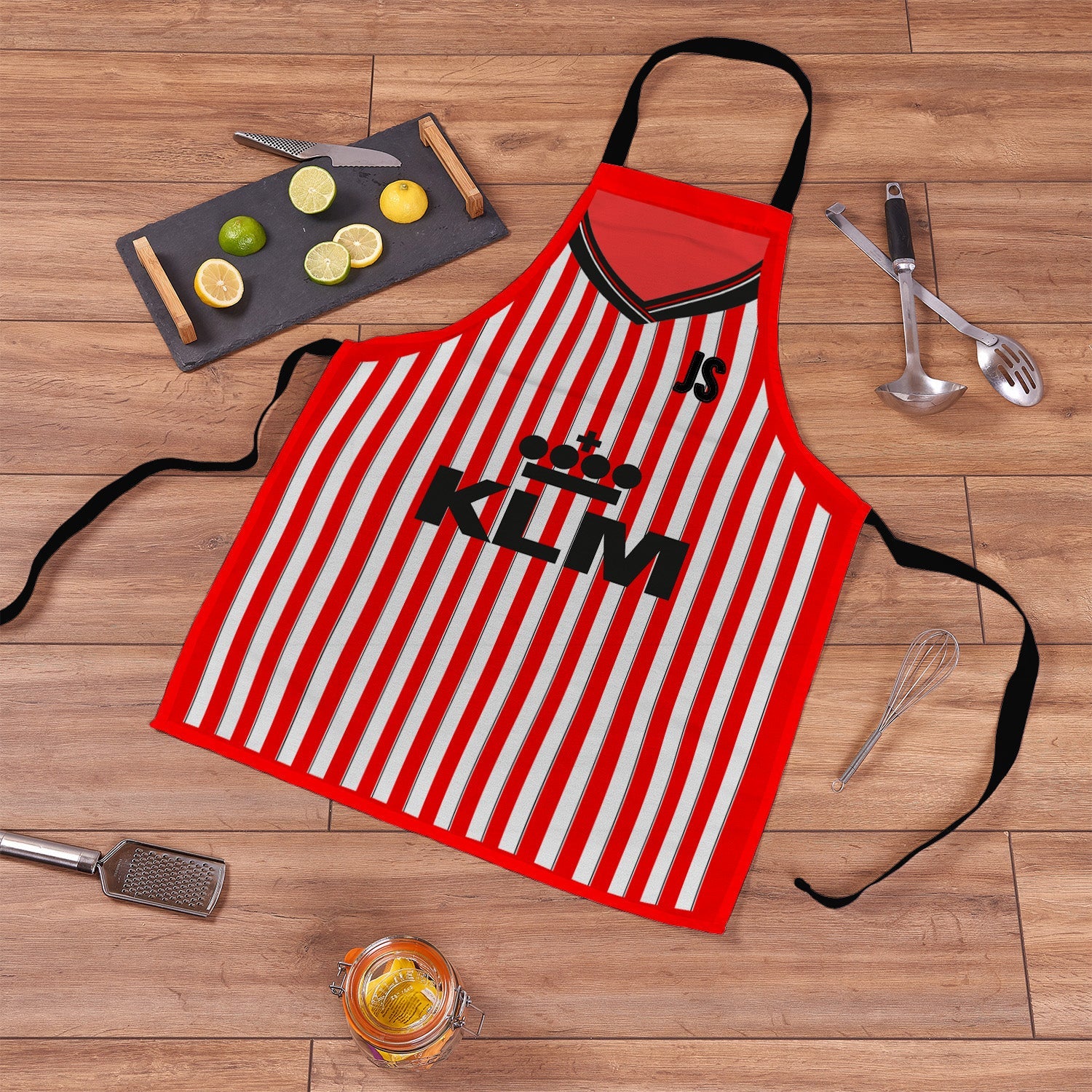 Brentford 1989 Home Shirt - Personalised Retro Football Novelty Water-Resistant, Lazer Cut (no fraying) Light Weight Adults Apron