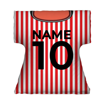 Brentford - 1989 Home Shirt - Personalised Retro Shirt Cushion